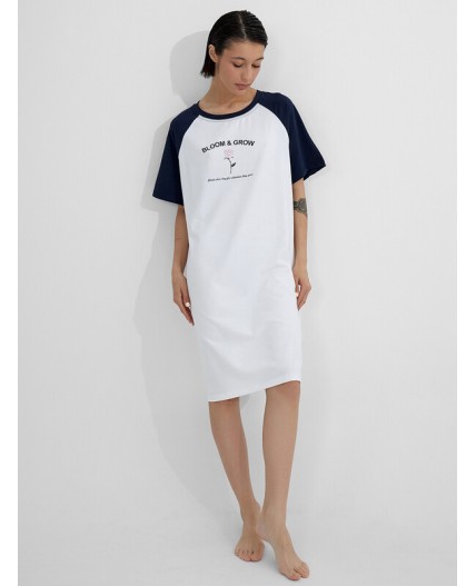 Сорочка белый +печать2