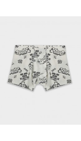 Трусы граффити на молочном
