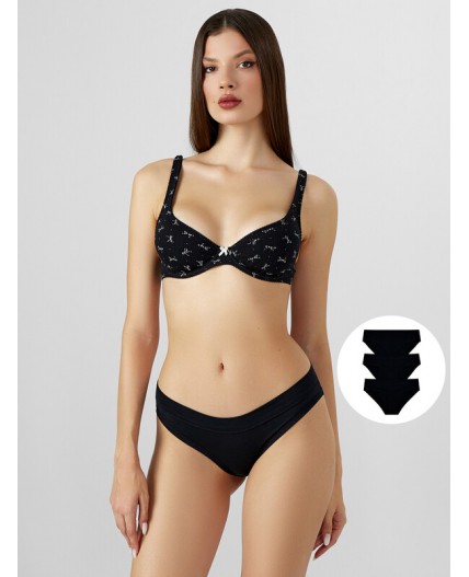 Трусы черный