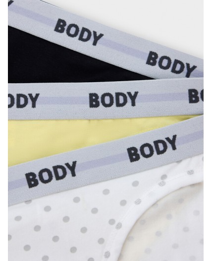 Трусы серо -белый горох