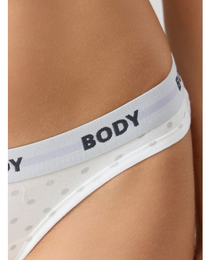 Трусы серо -белый горох