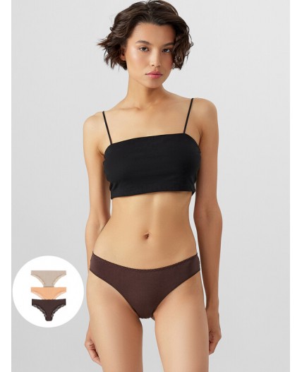 Трусы коричневый