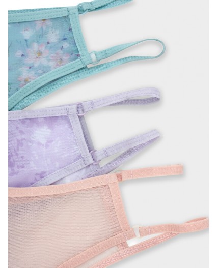 Трусы цветочки на мятном