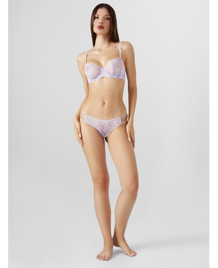 Трусы цветочки на мятном