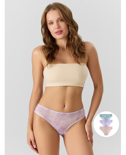 Трусы лавандовые веточки