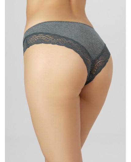 Трусы меланж темно-серый 4348-F