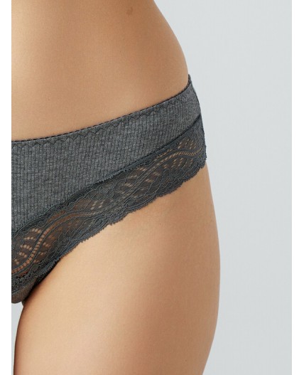 Трусы меланж темно-серый 4348-F