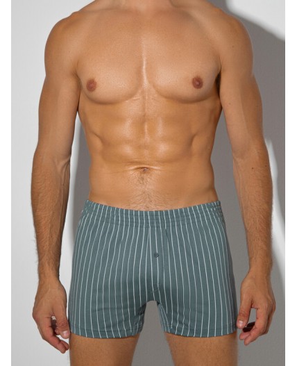 Трусы белая полоска на зеленом +зеленый лед