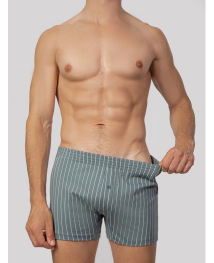 Трусы белая полоска на зеленом +зеленый лед