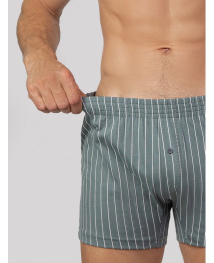 Трусы белая полоска на зеленом +зеленый лед