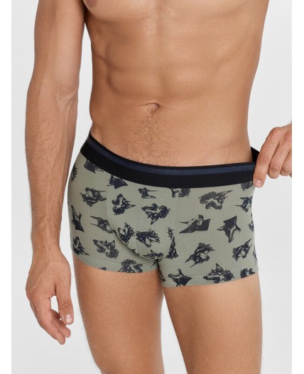 Трусы доберманы на хаки