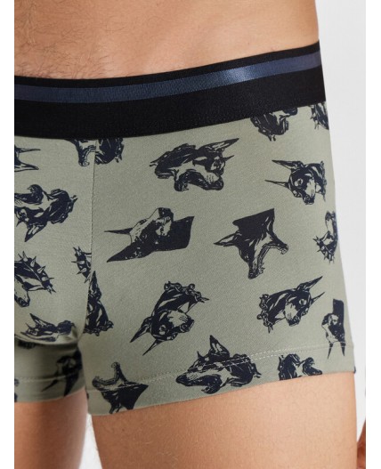 Трусы доберманы на хаки