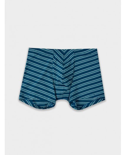 Трусы полоска на т.бирюзе