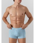 Трусы узор на серо -голубом