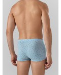Трусы узор на серо -голубом