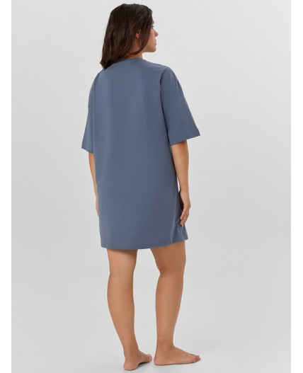 Туника т.серый +печать1