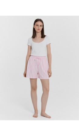 Шорты розовая полоска