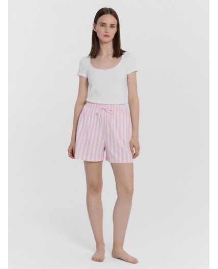 Шорты розовая полоска