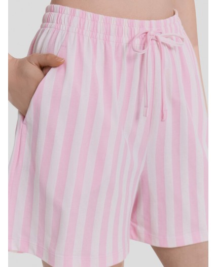 Шорты розовая полоска