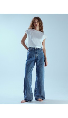 Джинсы голубой