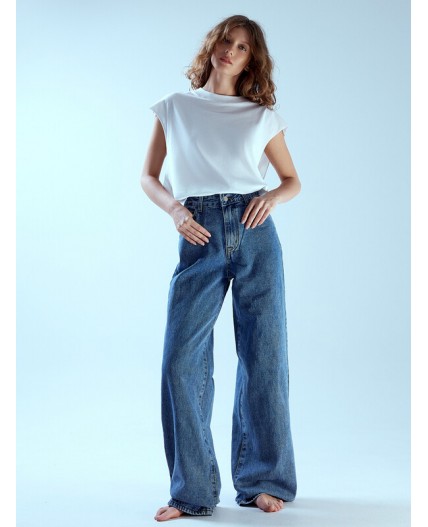 Джинсы голубой