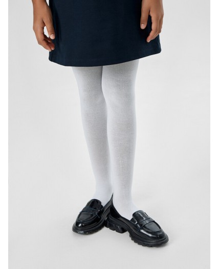 Колготки белый /серебряный люрекс