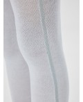 Колготки белый /серебряный люрекс