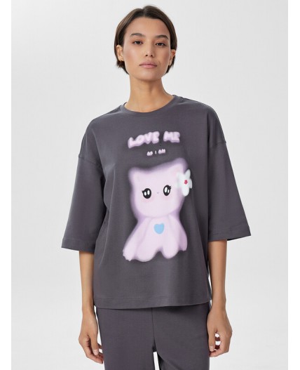 Комплект черно -серый +печать