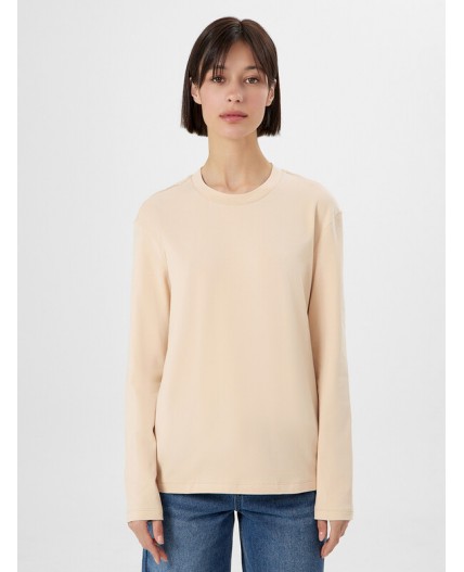 Лонгслив бежевый