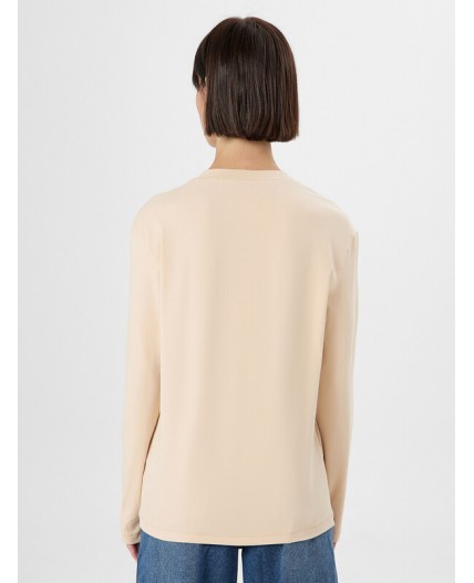 Лонгслив бежевый