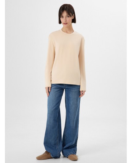 Лонгслив бежевый