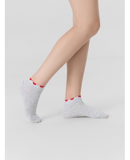 Носки св.серый меланж