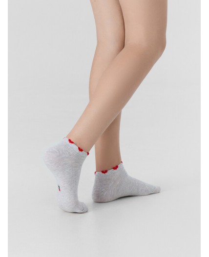 Носки св.серый меланж