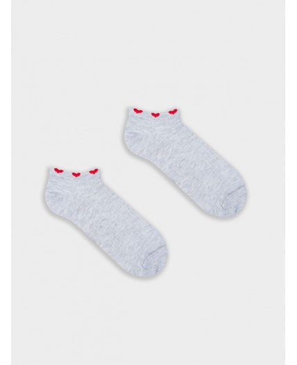 Носки св.серый меланж