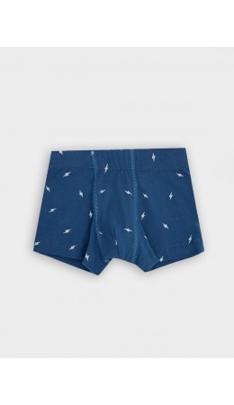 Трусы молнии на синем