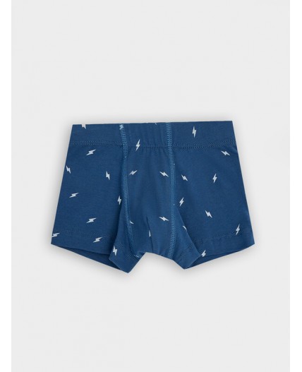 Трусы молнии на синем