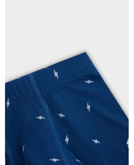 Трусы молнии на синем