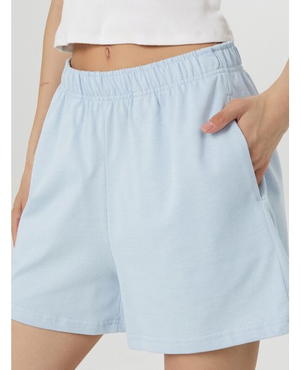 Шорты воздушный голубой
