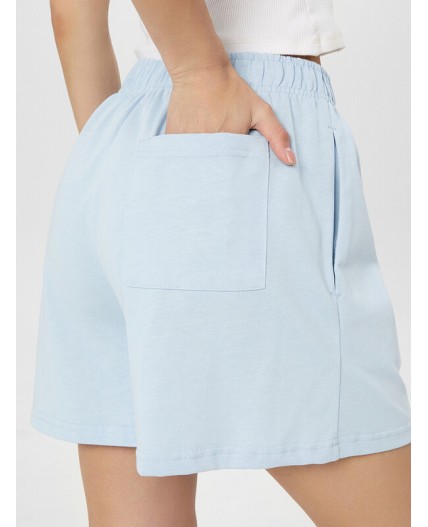 Шорты воздушный голубой