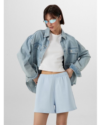 Шорты воздушный голубой