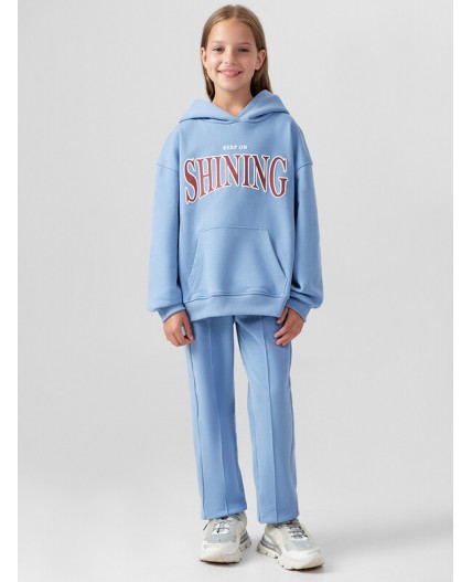 Брюки пыльно -голубой