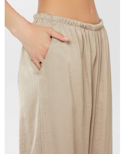 Брюки серо -бежевый