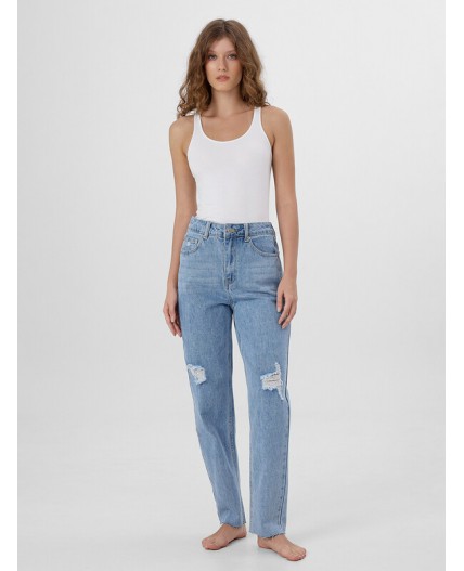 Джинсы голубой