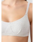 Бюстгальтер серый меланж 4306-А