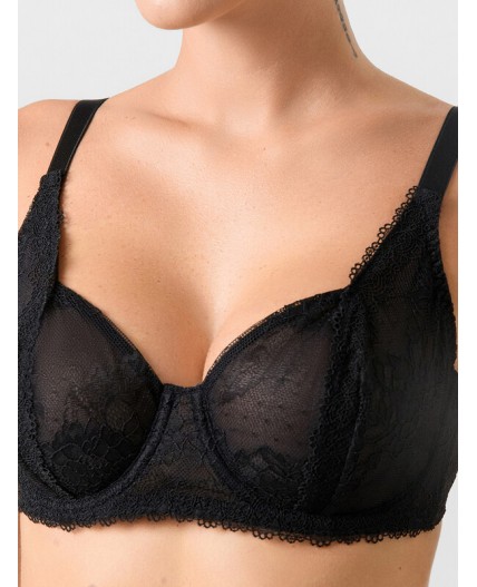 Бюстгальтер черный