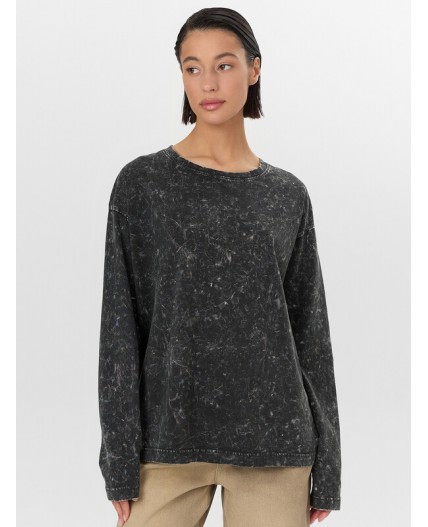 Джемпер ACID WASH на черном