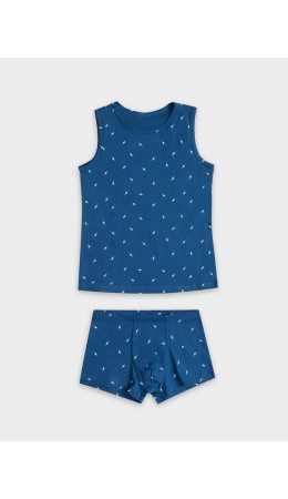 Комплект молнии на синем