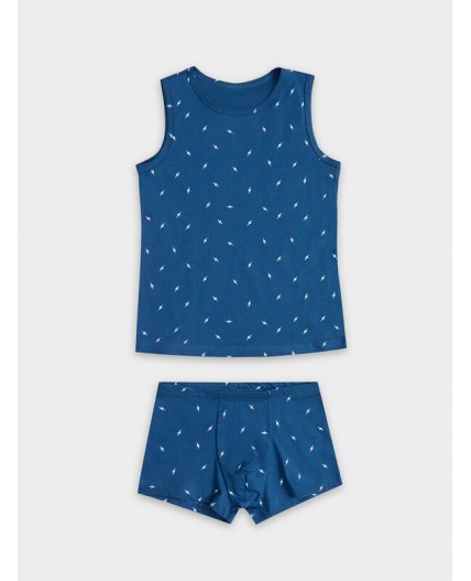 Комплект молнии на синем