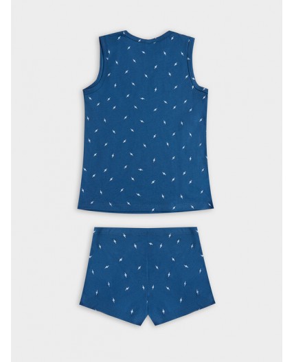 Комплект молнии на синем