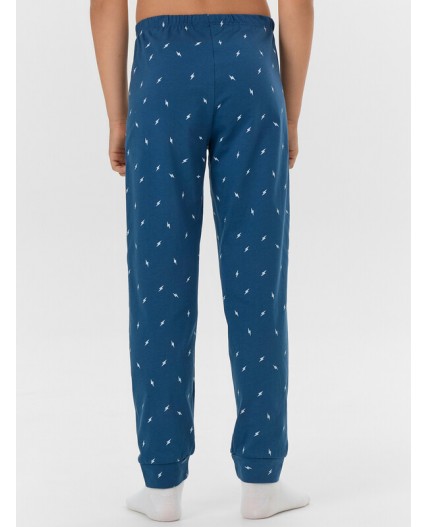 Комплект голубое небо +молнии на синем